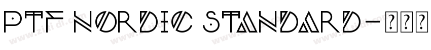 PTF NORDIC Standard字体转换